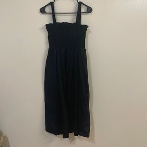 Top shop black midi dress